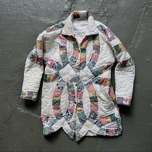 Blank Cass Quilted Wedding Ring Coat